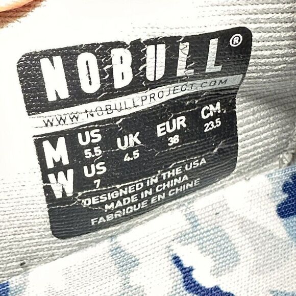 NOBULL Superfabric Trainer Womens Size 7 Shoes Gray Blue Training CrossFit Gym - Picture 8 of 8